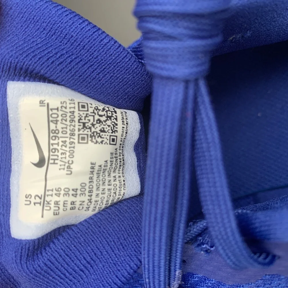 Nike Revolution 8 Deep Royal Blue‎ White Running Shoes HJ9198-401 Mens 12